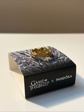 Pandora Game of Thrones House of the Dragon Crown Ring 14k gold plated